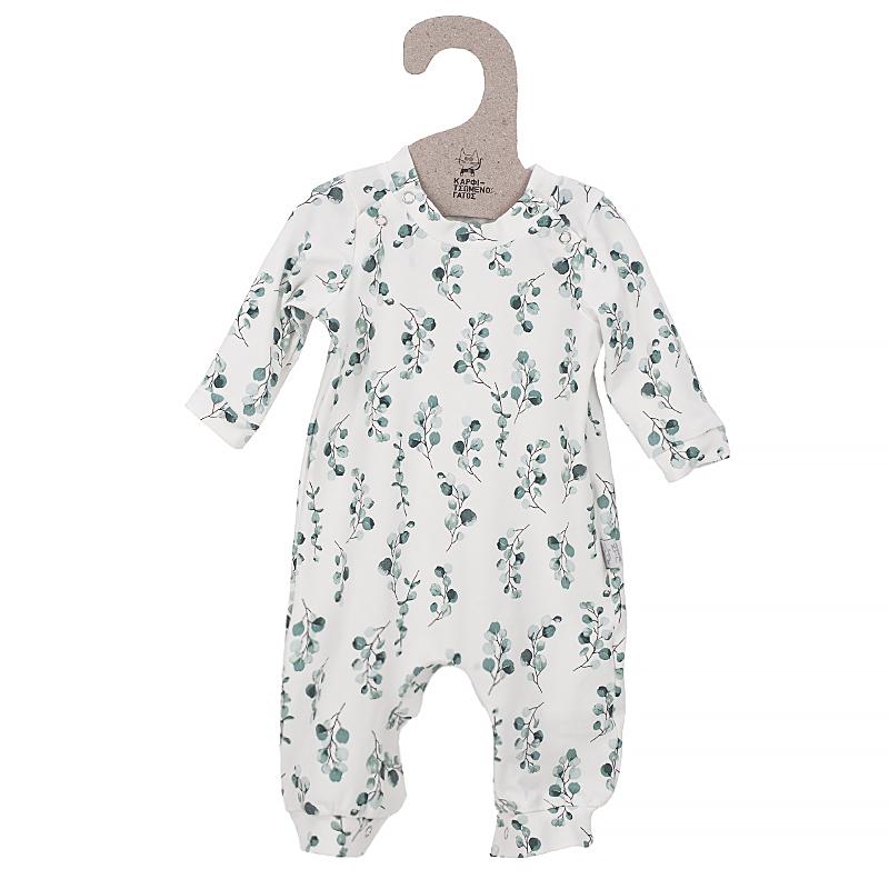 Φορμάκι μωρού Flowers Dusty Green