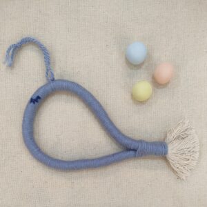 μπομπονιέρα μακραμέ φάλαινα